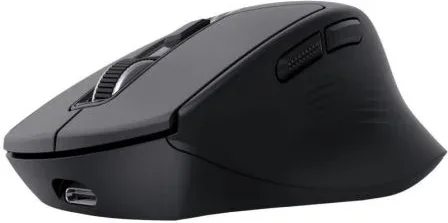 Ratón Inalámbrico Trust Niven Confort 26021/ Batería  recargable/ Hasta 3200 DPI/ Negro