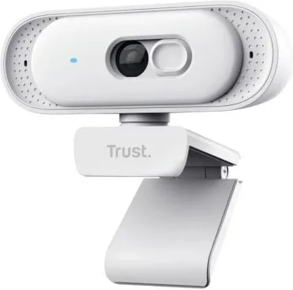 Webcam Trust Tomar 2K 26180/ 2560 x 1440 QHD/ Blanca