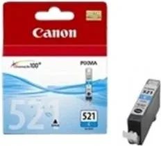 Cartucho tinta canon cli 521c cian pixma 9ml 3600 -  4600 -  4700 -  mp540 -  550 -  560 -  620 -  630 -  640 -  980 mx860 -  870
