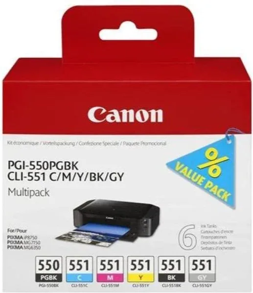 Cartucho Canon Pgi550 + Cli551