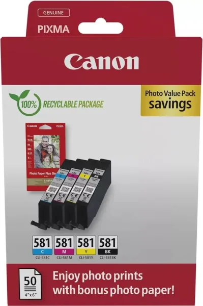 Multipack canon cli 581 bk - c - m - y