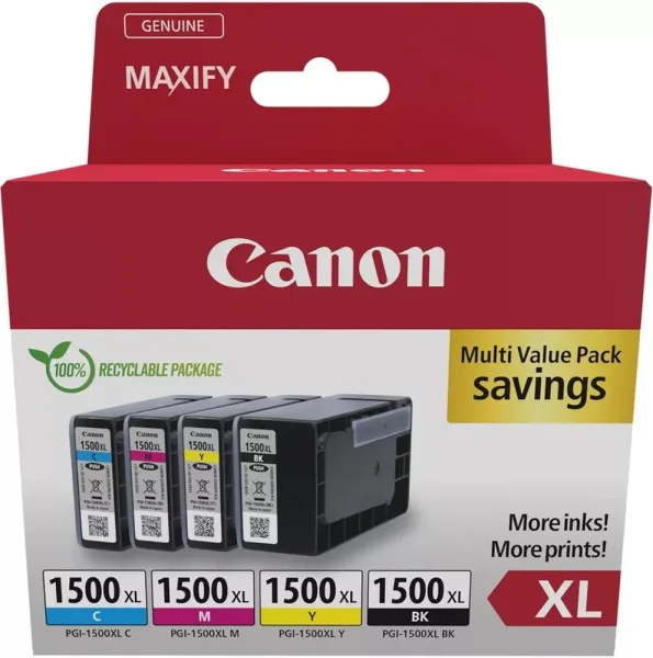 Multipack canon pgi - 1500xl n - c - m - a  mb2050 - mb2350