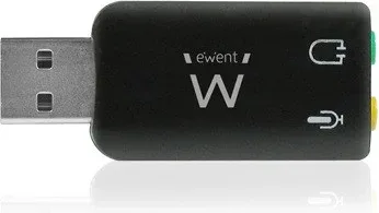 Adaptador de audio ewent sonido virtual 3d 5.1 -  USB 2.0