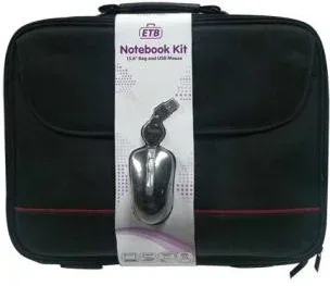 Kit ewent bolsa notebook para portatil 15.6 pulgadas + mouse raton USB