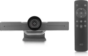 Webcam act connectivity full HD zoom panoramica camara conferencias