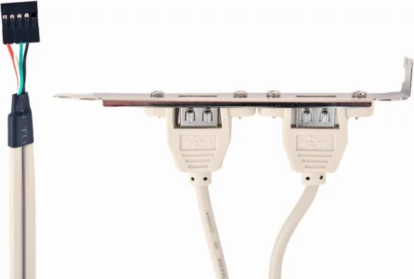 SLOT BRACKET GEMBIRD 2x USB