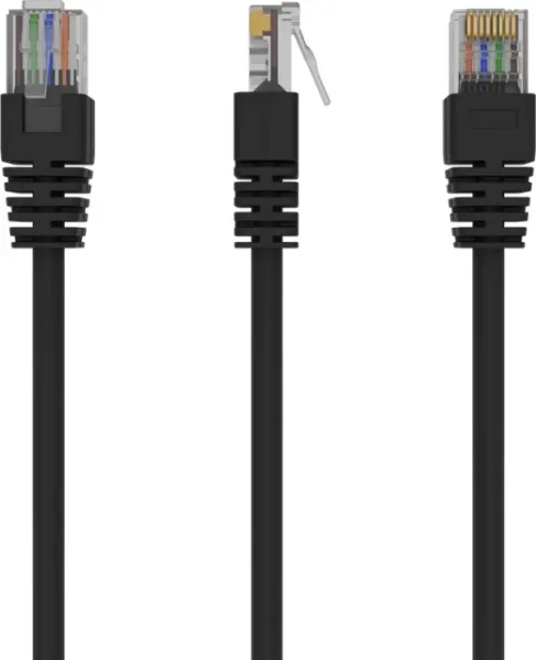 Cable Red Gembird Utp Cat5E 3M Negro