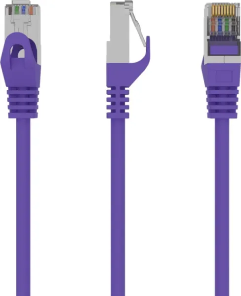 Cable Red Gembird Ftp Cat6 0,5M Violeta
