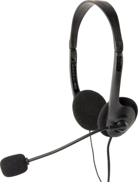 Auriculares Gembird Mhs-123 Negro Microfono Alambrico Jack 3.5Mm