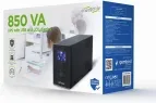 Sai Gembird con USB y Display LCD 850 Va Negro