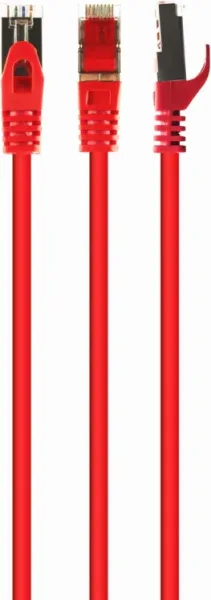 Cable Red S-Ftp Gembird  Cat 6A Lszh Rojo 0,5 M
