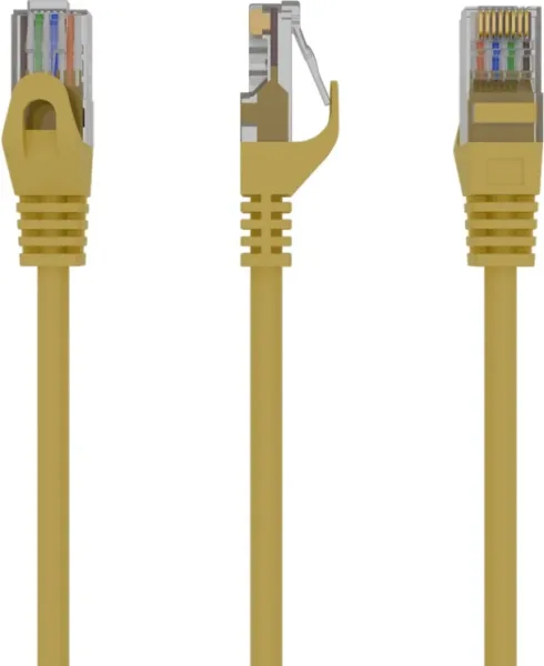 Cable Red Gembird Utp Cat6 0,5M Amarillo