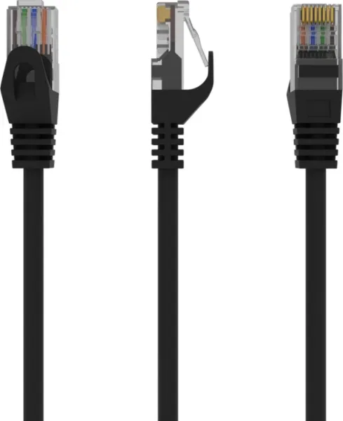 Cable Red Utp Gembird Cat 6 Negro 0,5M