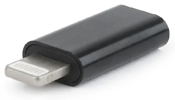 Adaptador Gembird USB Tipo C 8-Pin Negro