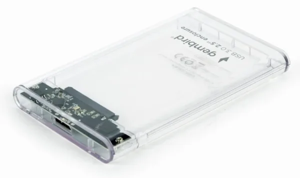 Carcasa HDD Gembird Ee2-U3S9-6 2,5" Transparente