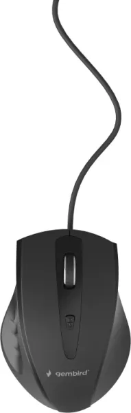 Raton Gembird Mus-4B-02 Optico Negro USB