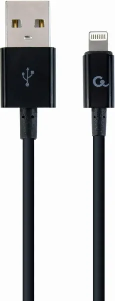 Cable de Carga y Datos Gembird de 8 Pines, 2M, Negro