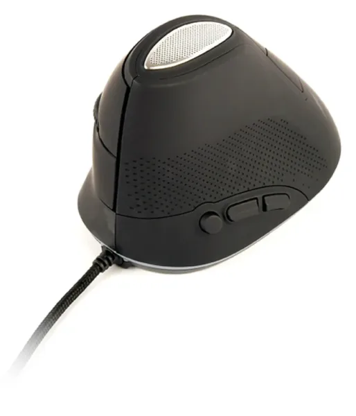 Raton Gembird Mus-Ergo-03 Optical Ergonomico Space Grey USB
