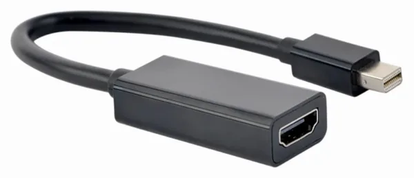 Cable Adaptador 4K Gembird Mini DisplayPort a HDMI, Negro