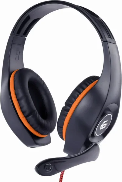 Auriculares Gaming Gembird Ghs-05-O Naranja Negro Microfono Alambrico Jack 3.5Mm