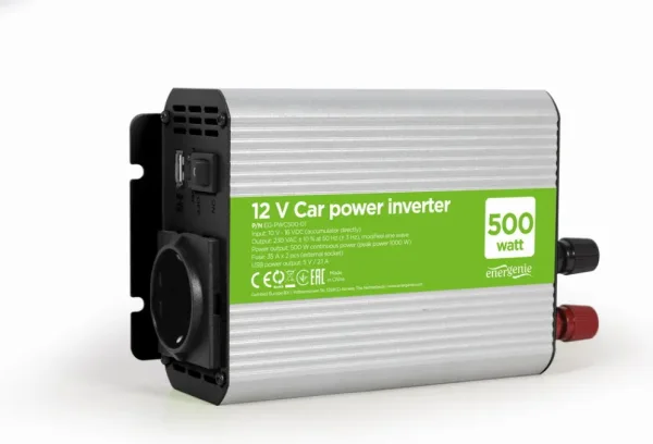 Inversor de Corriente Gembird  para Coche de 12V 500W
