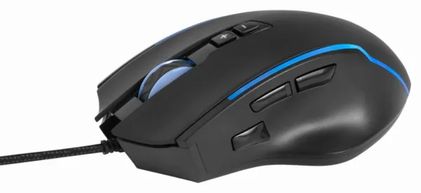 Raton Gaming Gembird USB con Retroiluminacion RGB, 8 Botones