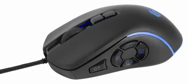 Raton Gaming Gembird USB con Retroiluminacion RGB, 10 Botones