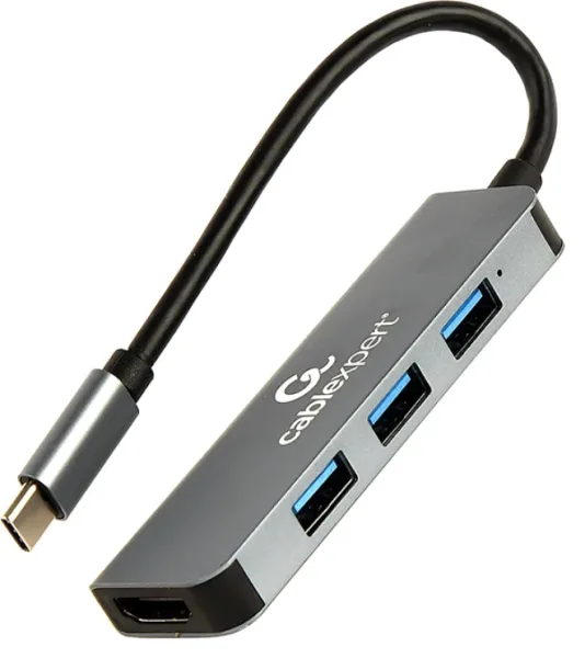 Adaptador Multipuerto Gembird USB Tipo C 2 en 1 Hub , HDMI