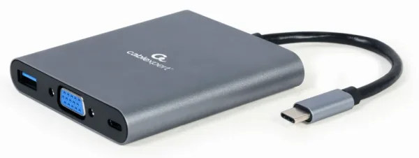 Hub Gembird 6 en 1 USB C Gris