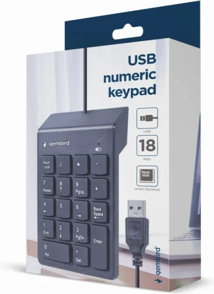 Teclado Numerico Gembird USB Negro