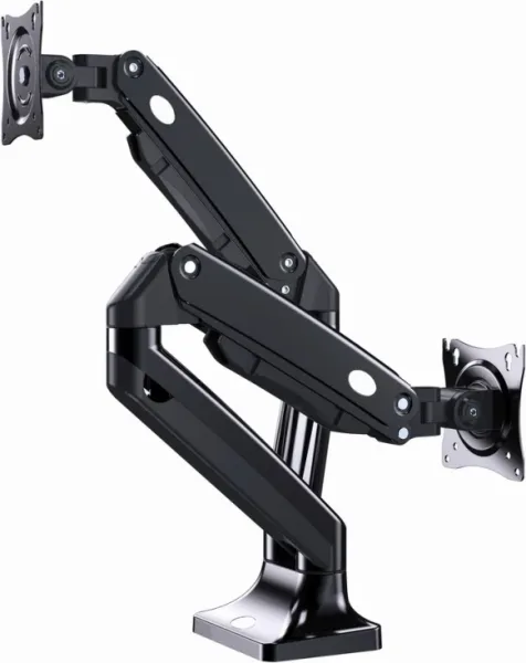 Brazo de Monitor Gembird para 2 Pantallas de Escritorio Ajustable 17-32 Pulg