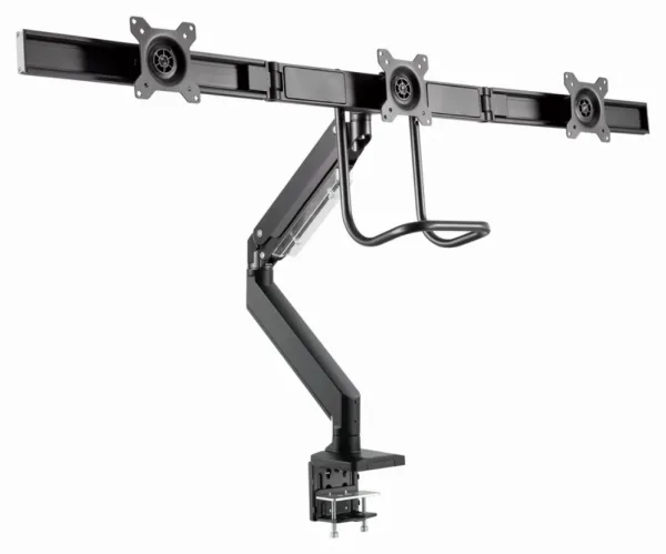 Soporte Gembird Ajustable de Mesa para 3 Monitores