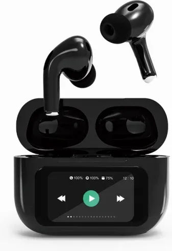 Auriculares Gembird Tws-LCD-Anc-01-Bk Negro Bt
