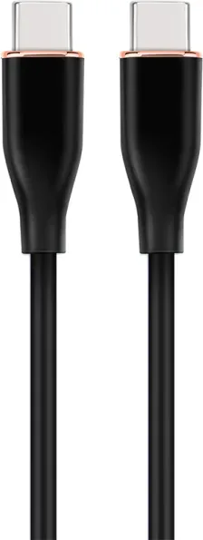 Cable de Carga y Datos Gembird (Pd) Tipo-C Silicona Alta Calidad 1,5M Negro