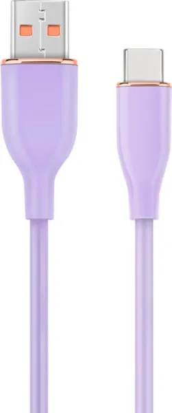 Cable de Carga y Datos Gembird USB Tipo C de Silicona Premium 1,5 M Violeta
