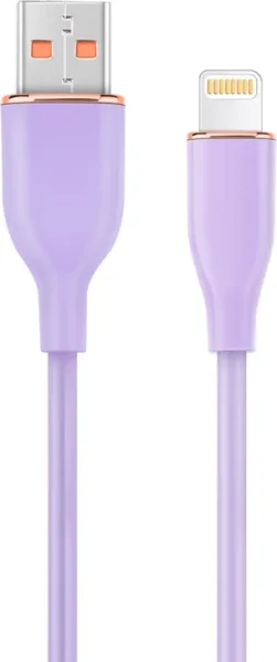 Cable de Carga y Datos Gembird de Silicona Premium de 8 Clavijas 1,5 M Violeta