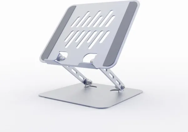 Soporte Elevador Plegable para Portatil Gris Espacial