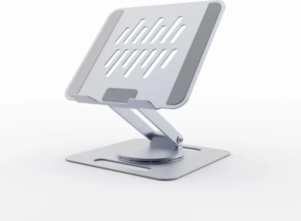 Soporte Gembird Portatil  Hasta 15.6'' Elevador Giratorio Gris