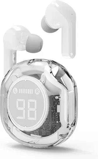 Auriculares Gembird Twst-01-W Transparentes Blanco Bt