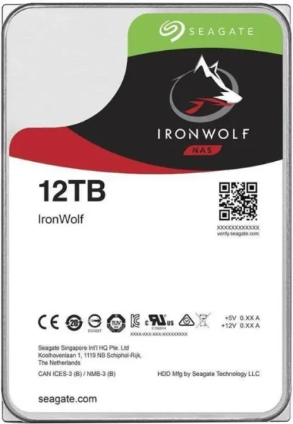 Disco Seagate Ironwolf 12TB Sata3 256MB