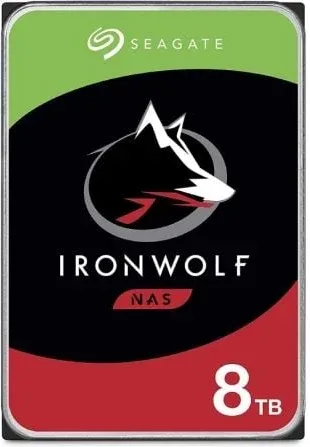 Disco Duro Seagate IronWolf NAS ST8000VN004 8TB/ 3.5"/ SATA III/ 256MB