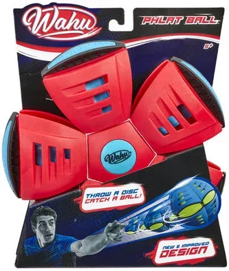 Juguete pelota disco wahu phlat ball rojo