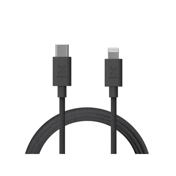 Cable Go2 USB-C a Lightning 1M Negro Xtorm