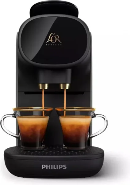 Cafetera philips l'or barista sublime piano noir boquilla doble - dep.0.8l - doble capsula