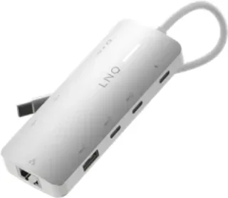 Hub 8 Puertos 8K Pro USB-C 140W Gris Linq