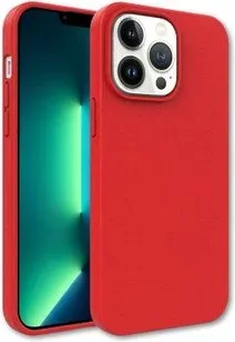 Funda Qcharx Biodegradable Iphone 17 Pro Rojo