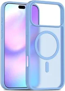 Funda Qcharx Mate Premium Iphone 17 Azul Claro