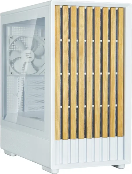 Caja Zalman P10 Namu Atx 4 Xvent 120Mm ARGB 2Xusb 3.0 Blanco S/N Fuente