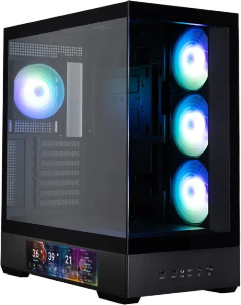 Caja Zalman P40 Ds Atx 4 Xvent 120Mm ARGB 2Xusb 3.0 Negro S/N Fuente