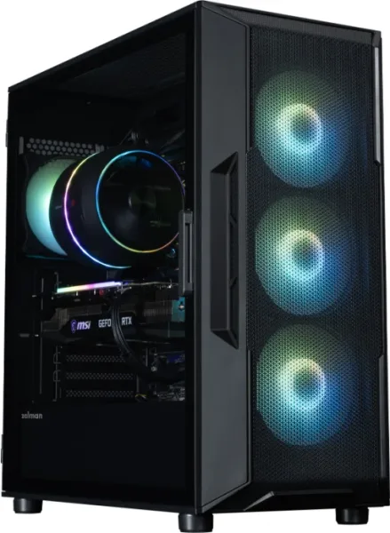 Caja Zalman I3 Neo ARGB V2 Atx 4Xvent 120Mm 2Xusb 3.0 Negro S/N Fuente